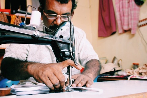 Tailor making handmade ethical underwear